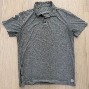 Vuori Men's Polo Gray